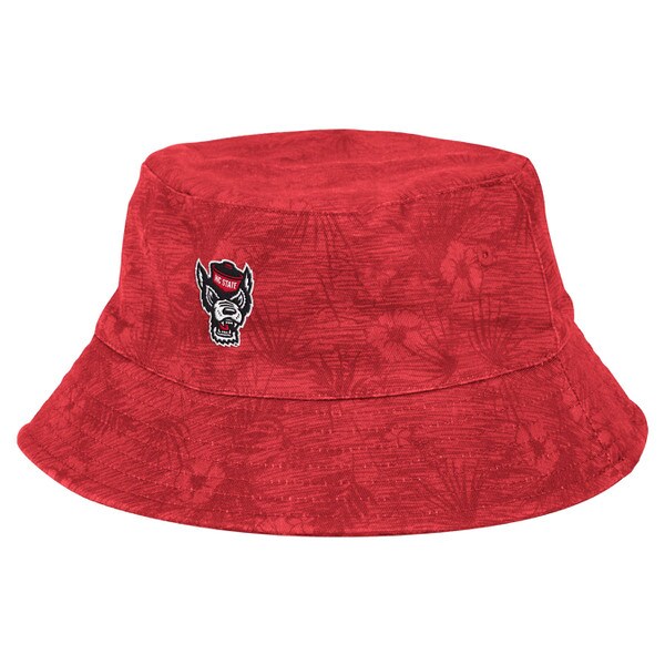 Red Cabana Printed Bucket Hat - Wol